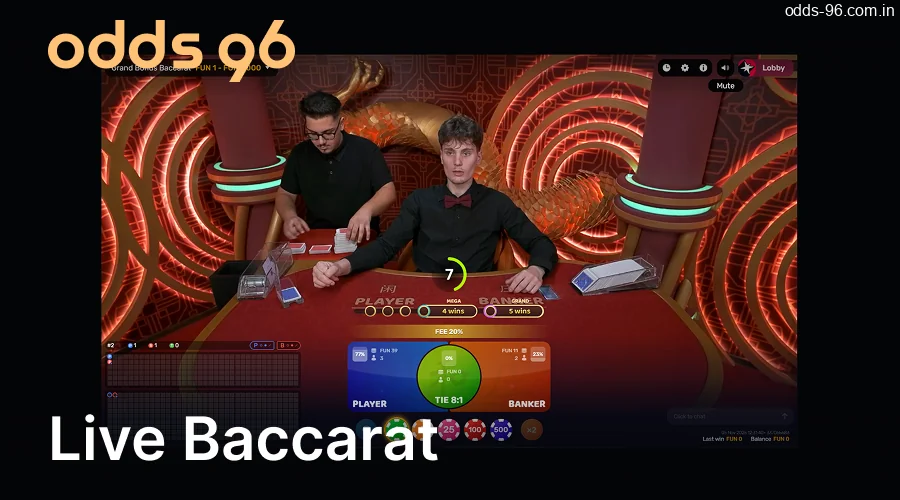 Play live baccarat on the CV666 Casino Bonuseswebsite