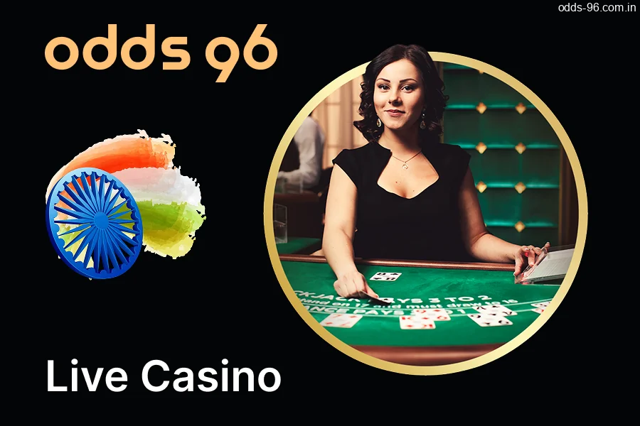 Live Casino Games at Odds96