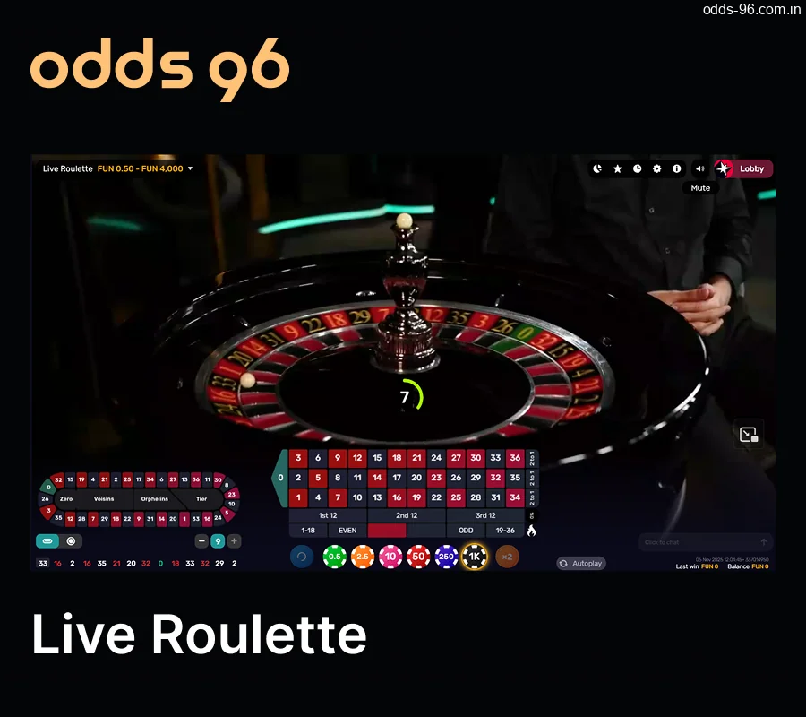 Play live roulette with a real croupier on the CV666 Casino Bonuseswebsite