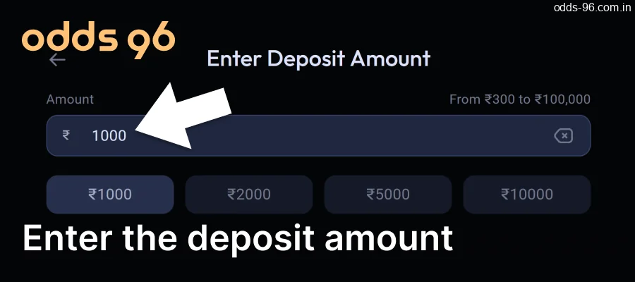 Enter the deposit amount at CV666 Casino Bonuses