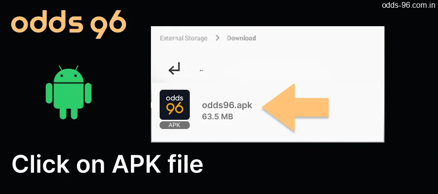 Open the downloaded APK file