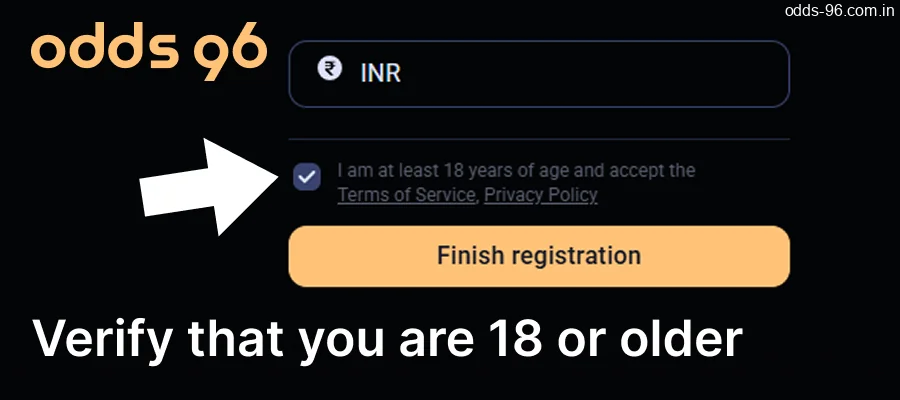 Check the box to verify that you agree to the Terms and Conditions of CV666 Casino Bonuses